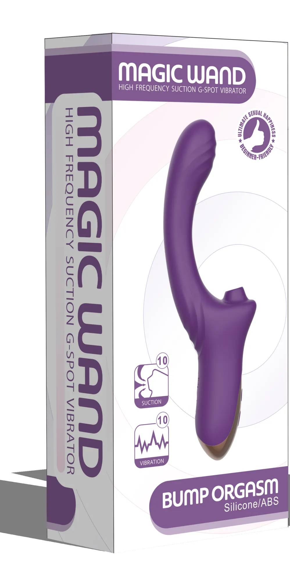 вагинально-клиторальный вибратор secwell sw3044-purple в Москве