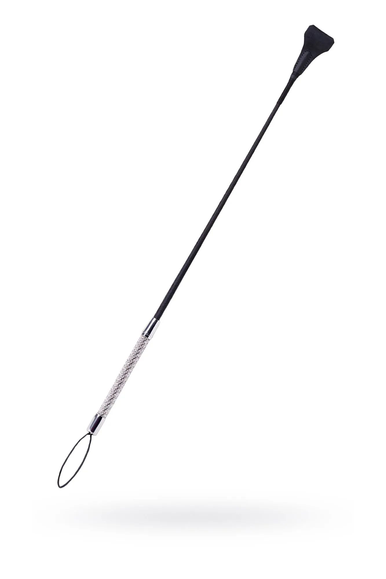 стек toyfa theatre кожаный, черный, 65 см в Москве