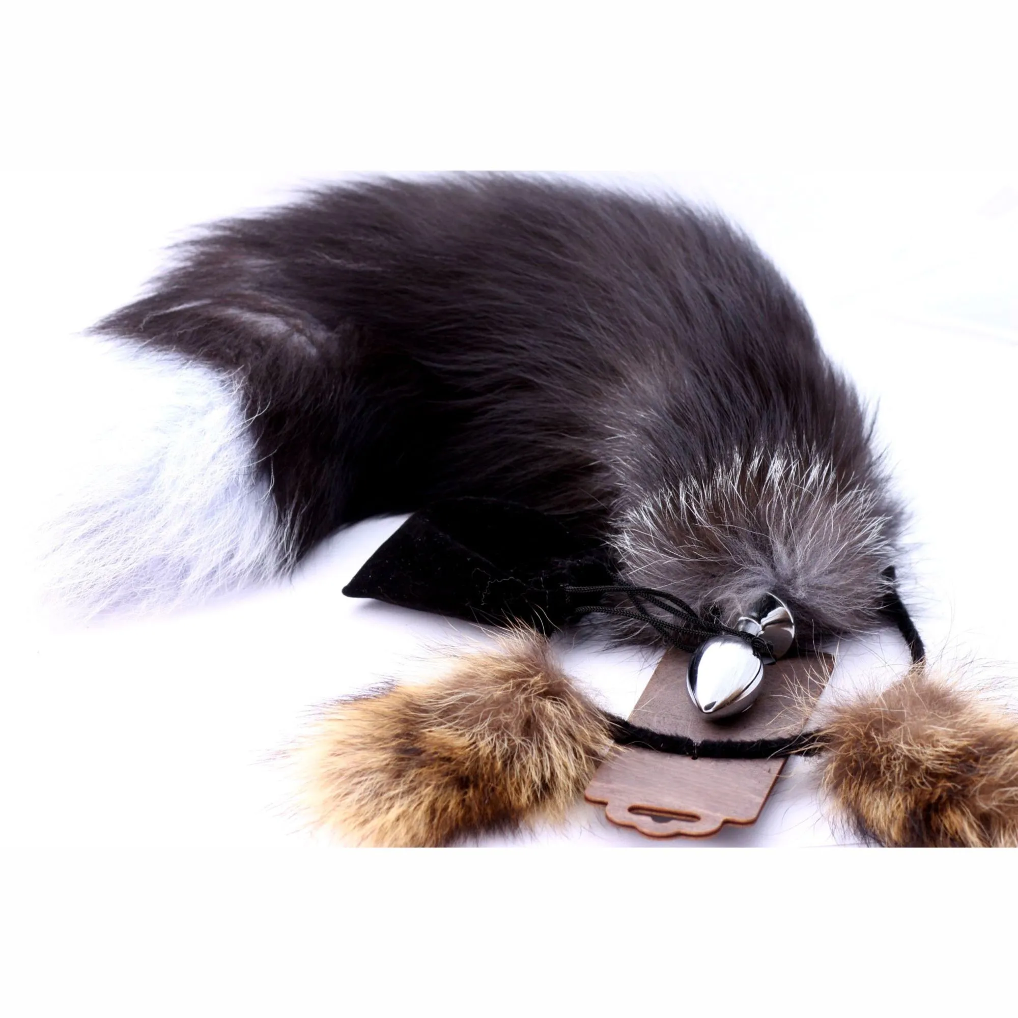 комплект хвост и ушки pinkrabbit из натурального меха в Москве