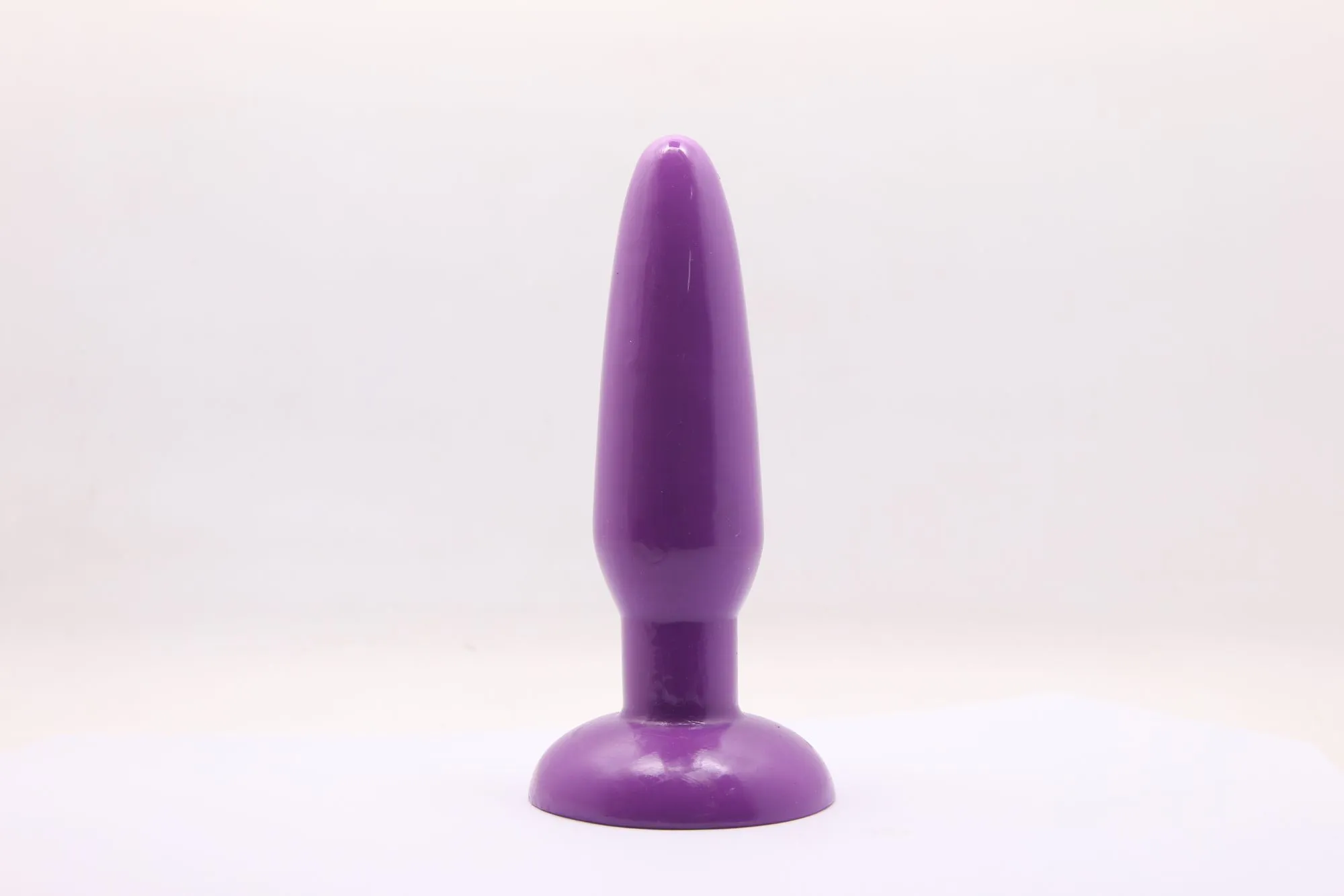 анальная пробка с присоской 3,7 см purple bi-017001r в Москве