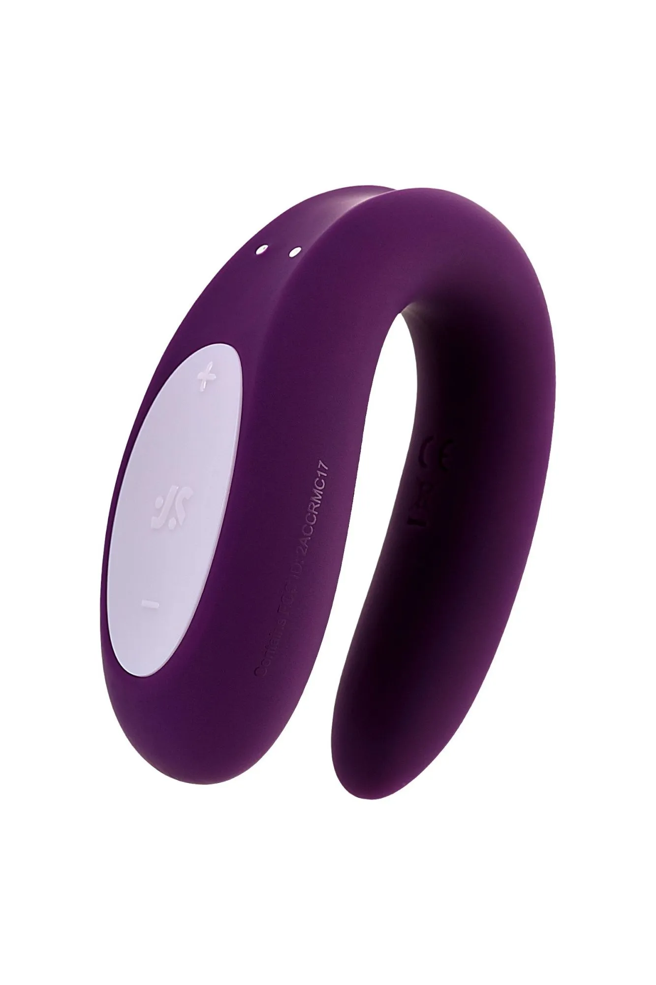 многофункциональный стимулятор для пар satisfyer partner double joy, силикон, фиолетовый, 18 см. в Москве