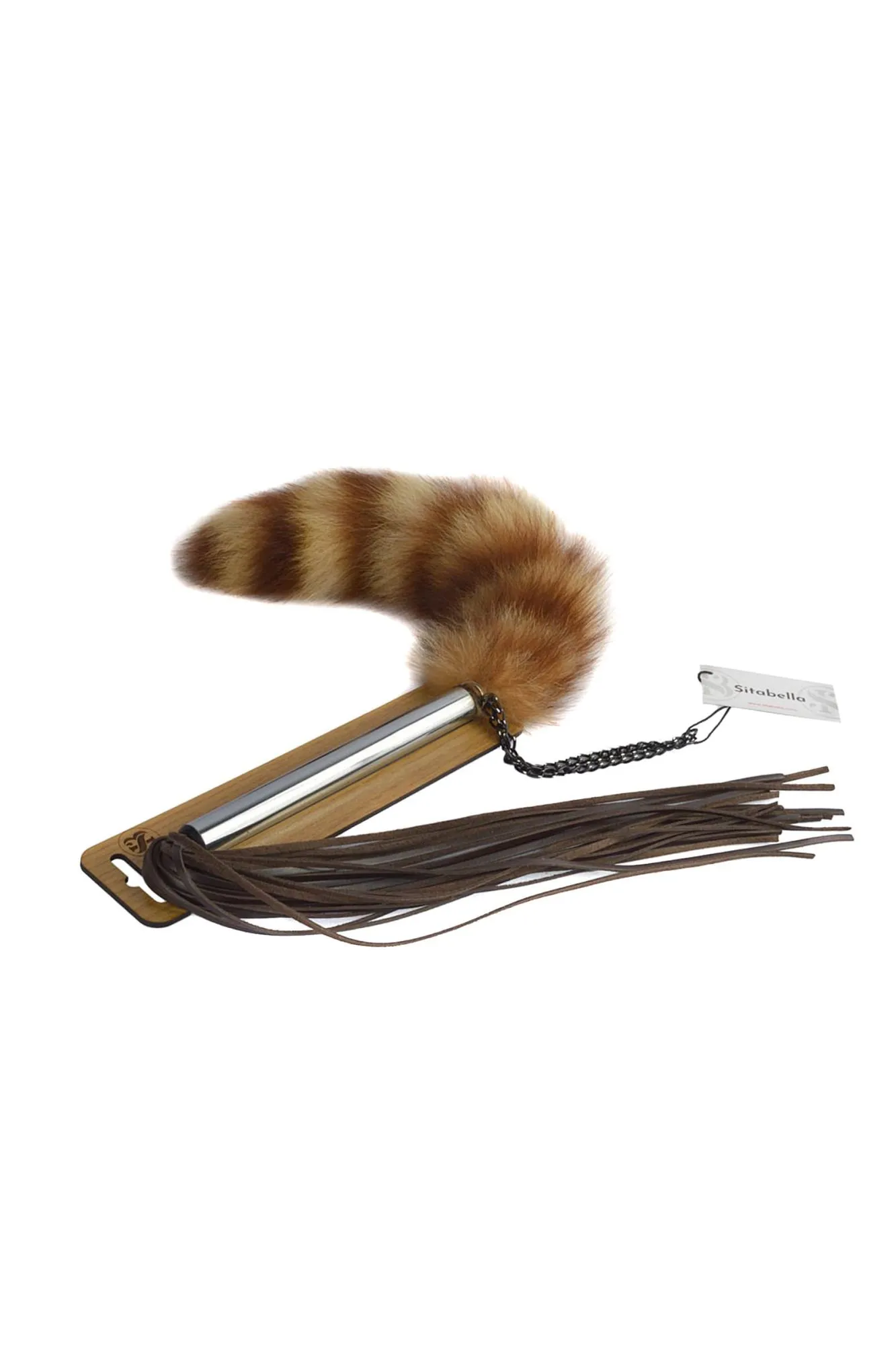 плеть sitabella, кожа, коричневая, 45 см в Москве