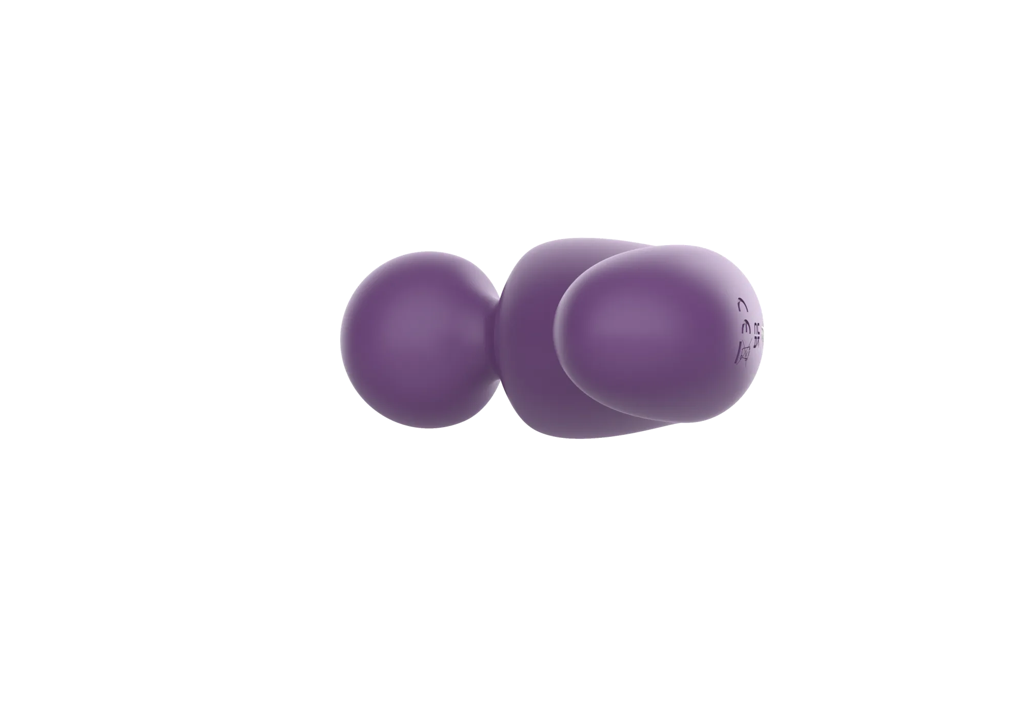 вибратор- вонд с изогнутым корпусом secwell sw24125-purple в Москве