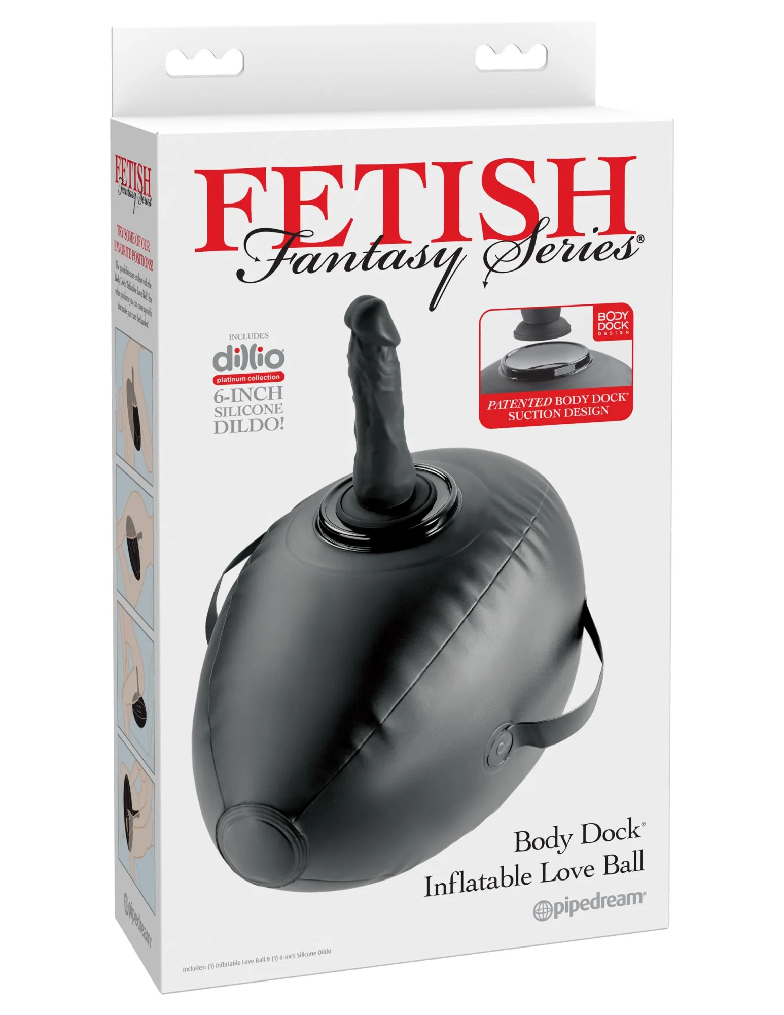 надувной мяч с дилдо body dock inflatable love ball 447223pd в Москве