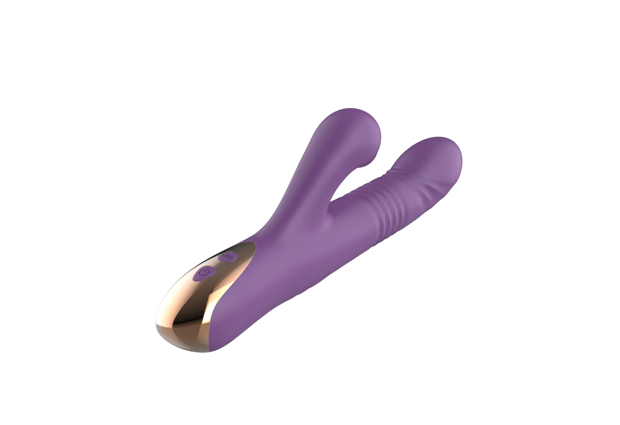 силиконовый вибратор с возвратно-поступательной стимуляцией sw24126-purple в Москве