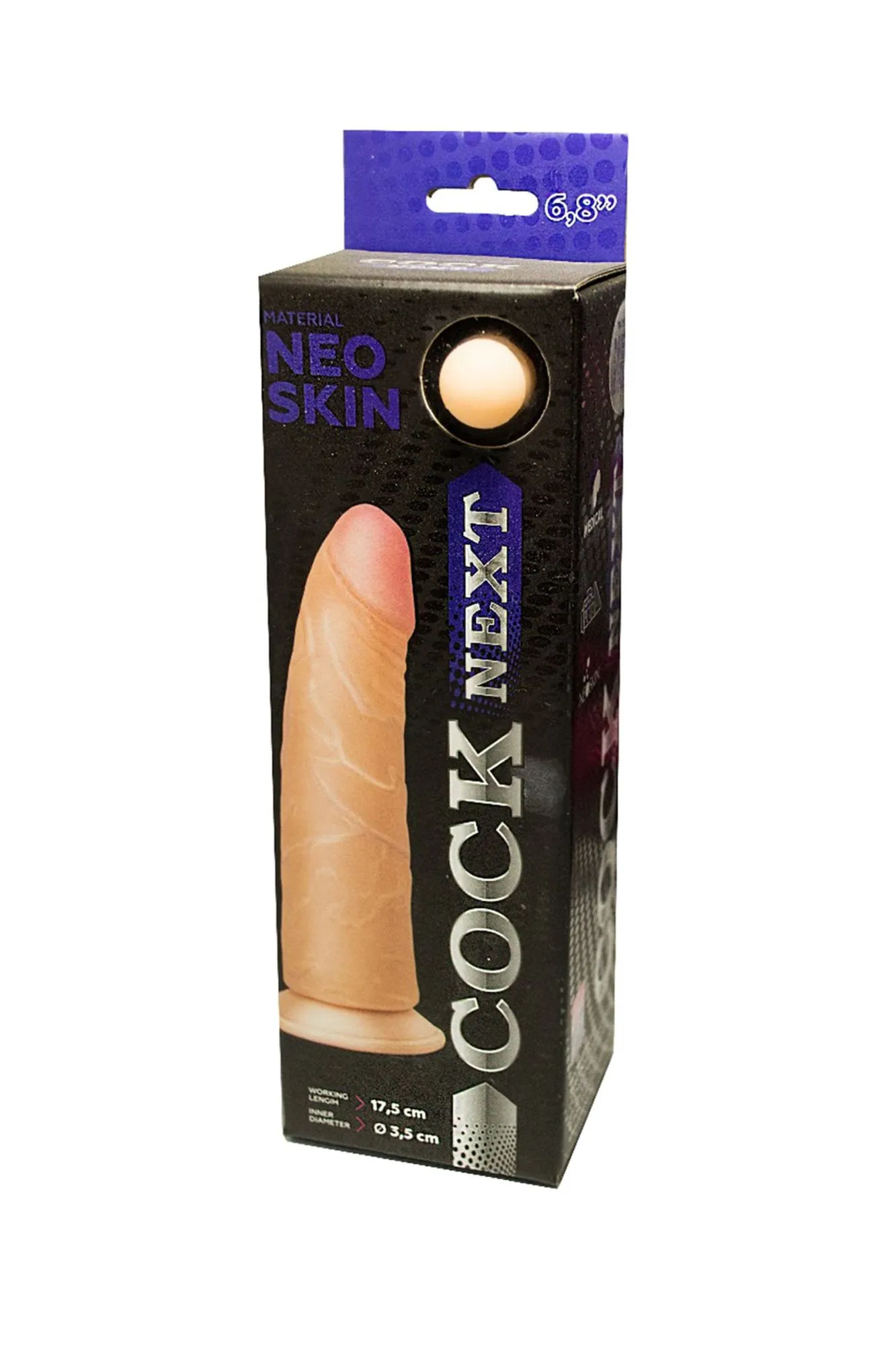 фаллоимитатор cock next lovetoy, tpr, телесный, 19 см в Москве