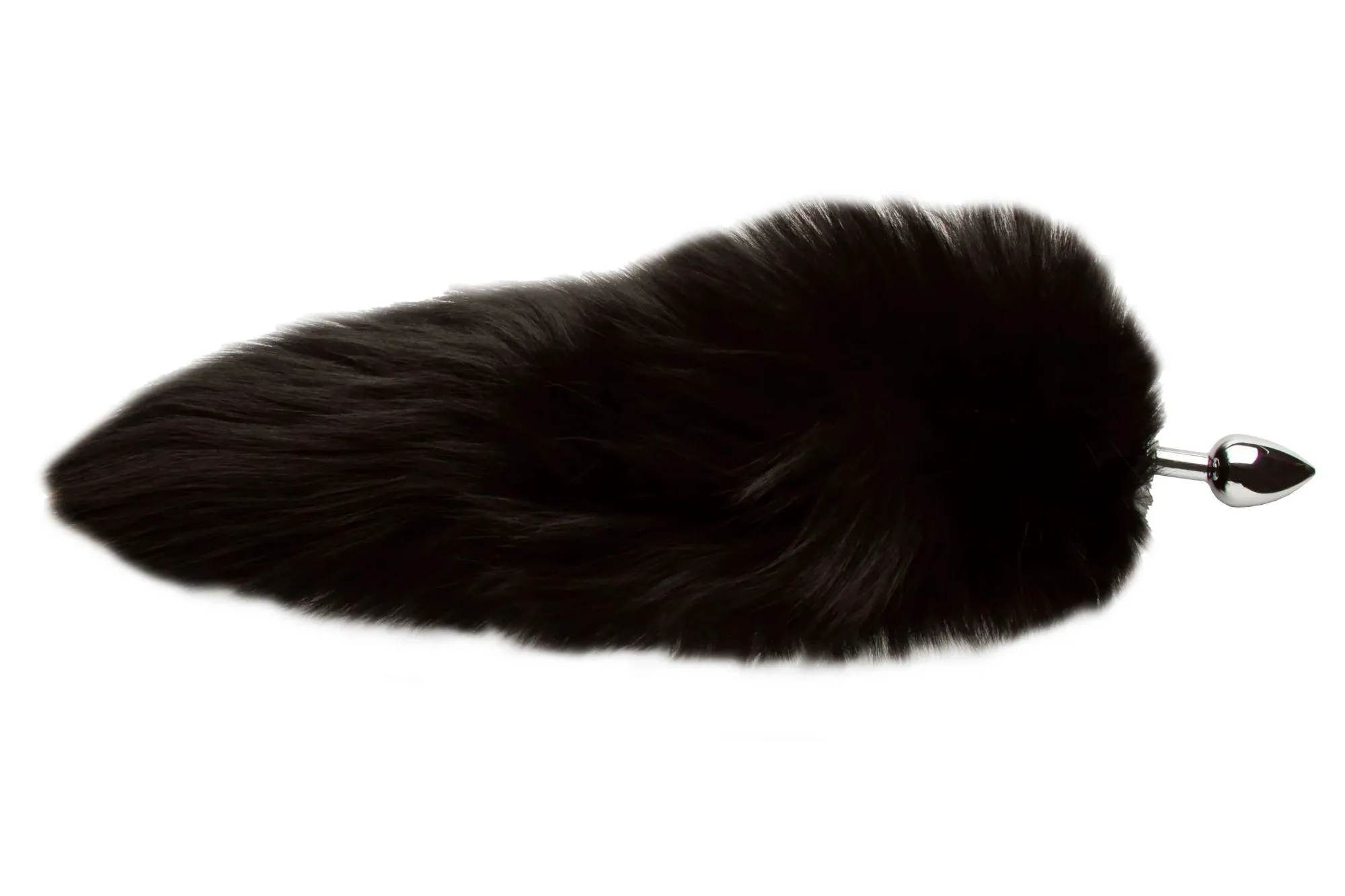 пробка анальная со съемным черным хвостом в Москве