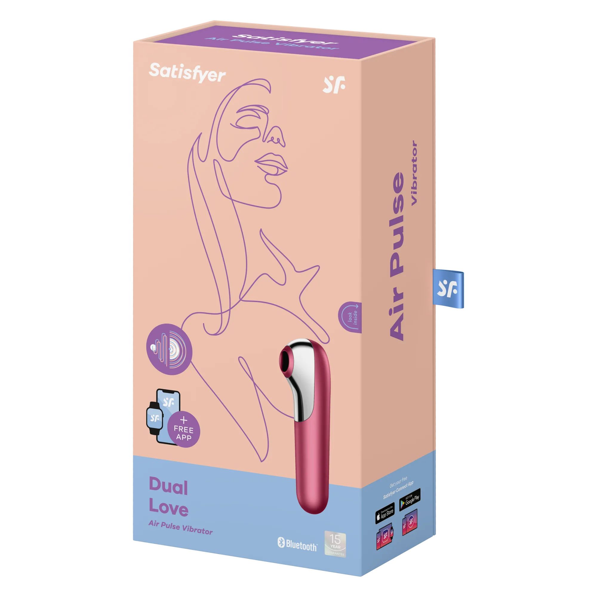вакуумный массажер satisfyer dual love pink 003054sa в Москве