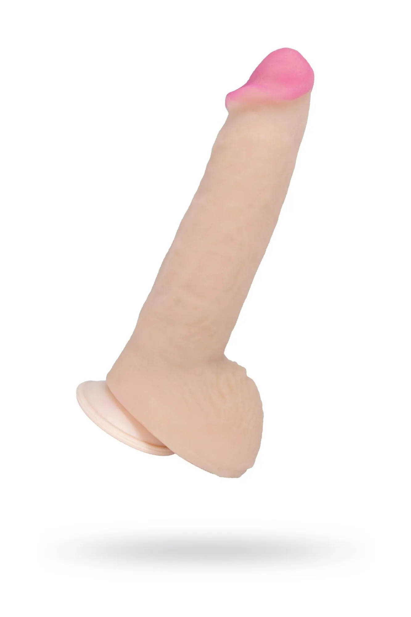 фаллоимитатор неоскин на присоске real next lovetoy, tpr, телесный, 23 см в Москве