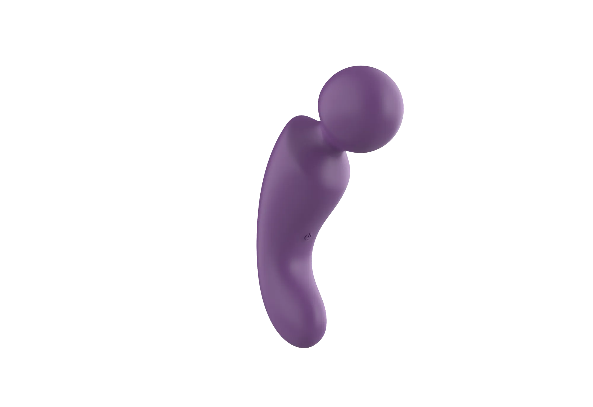 вибратор- вонд с изогнутым корпусом secwell sw24125-purple в Москве
