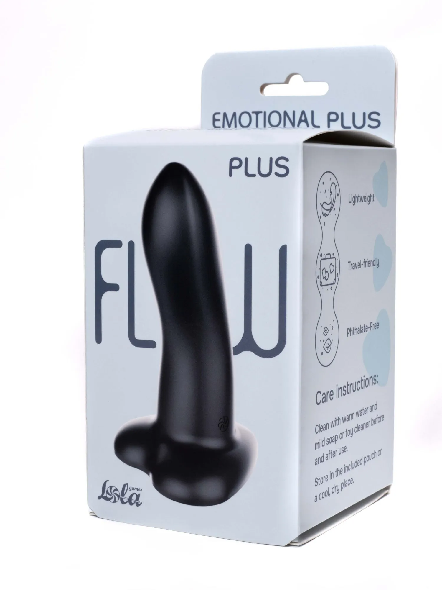 нереалистичный дилдо emotional plus black 2044-04lola в Москве