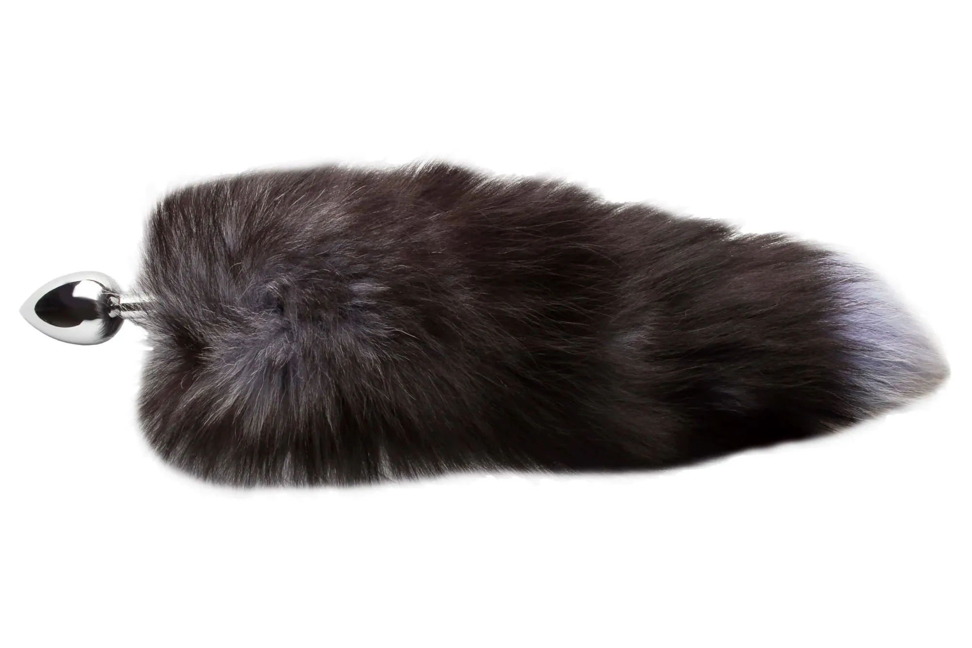 пробка анальная со съемным хвостом с синим кончиком в Москве