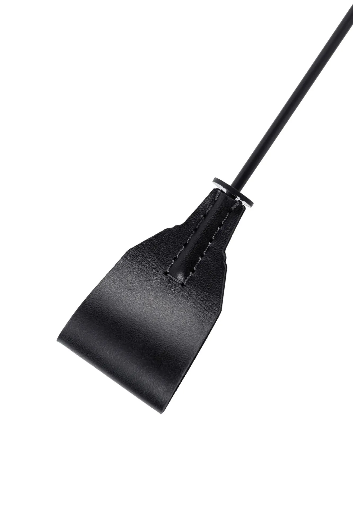 стек pecado bdsm, с металлической рукоятью, натуральная кожа, чёрный в Москве