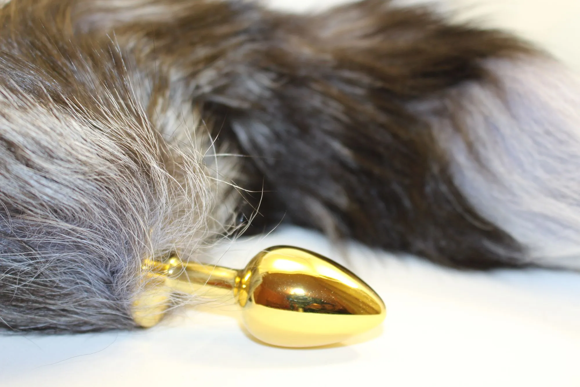 хвост королевская лиса с золотой пробкой 47077-3mm в Москве