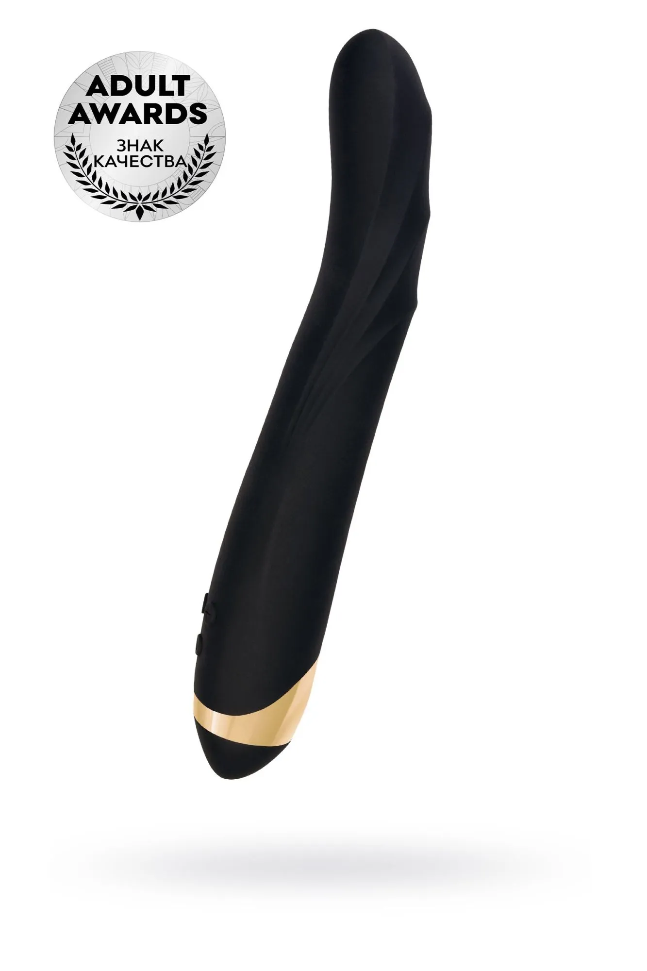 нереалистичный вибратор waname d-splash tornado, силикон, черный, 25 см в Москве