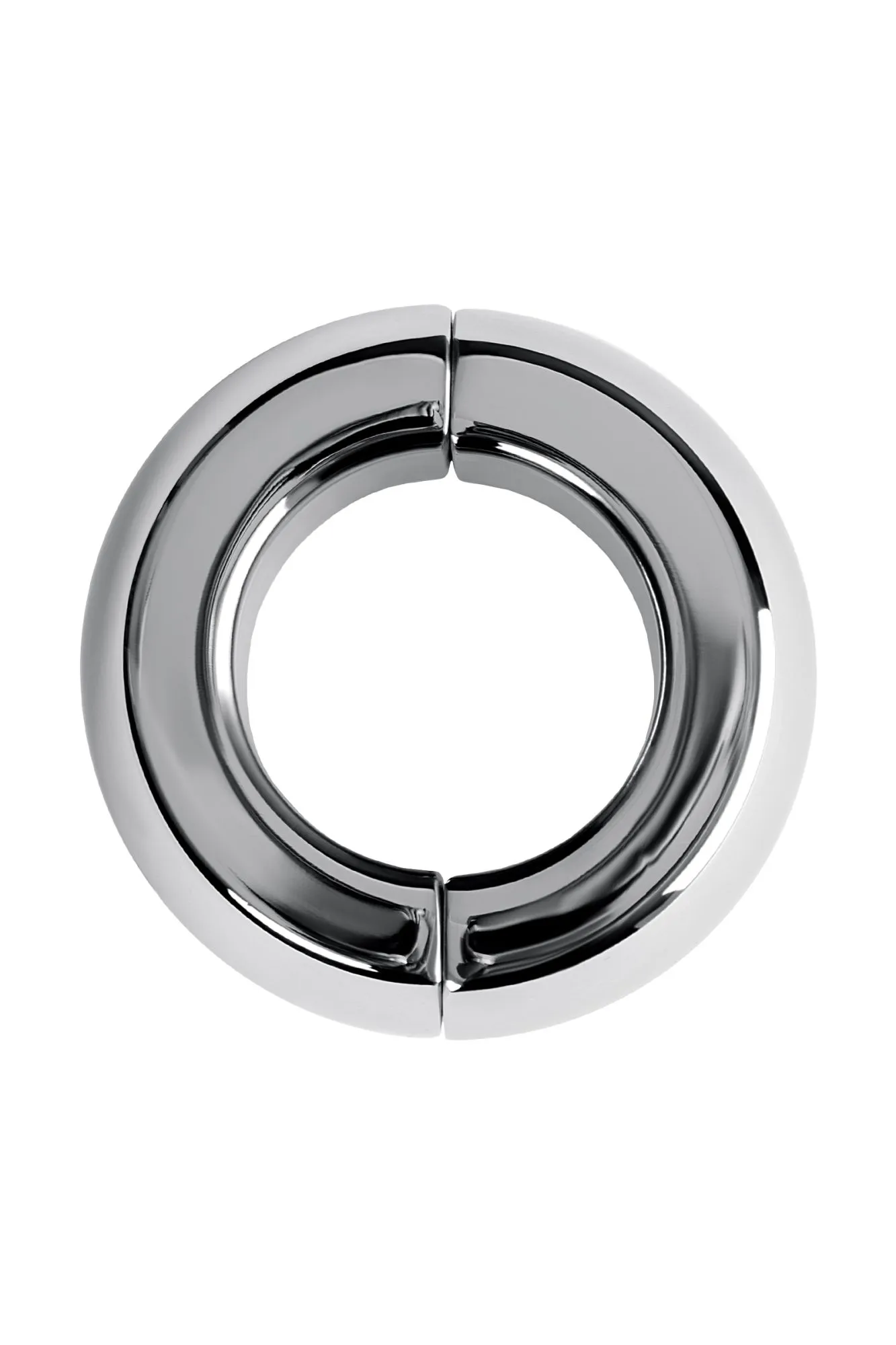 утяжелитель на мошонку metal by toyfa на магнитах, серебряный в Москве