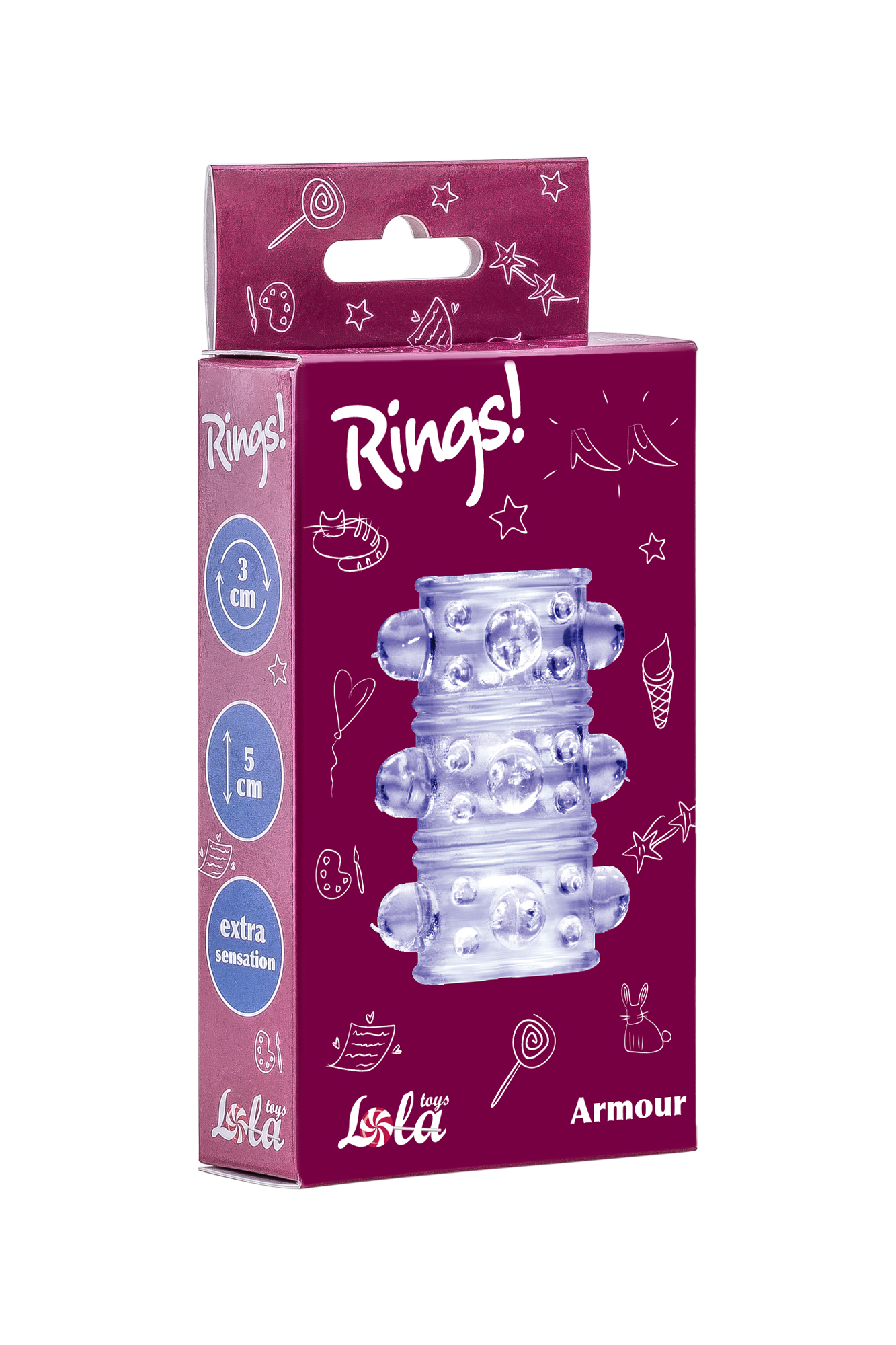 насадка на пенис rings armour purple 0115-12lola в Москве