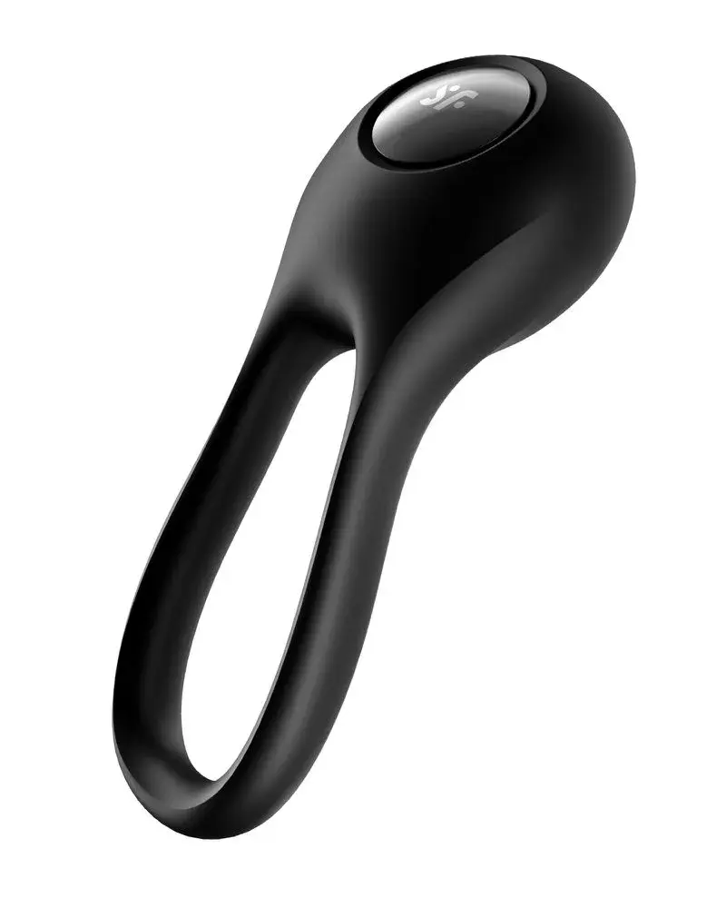эрекционное кольцо на пенис satisfyer majestic duo, силикон, чёрный в Москве