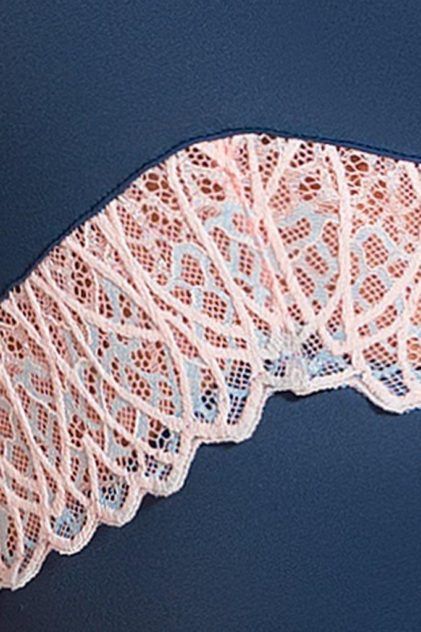 Эротическое корсет lapin rose selina синий в Москве