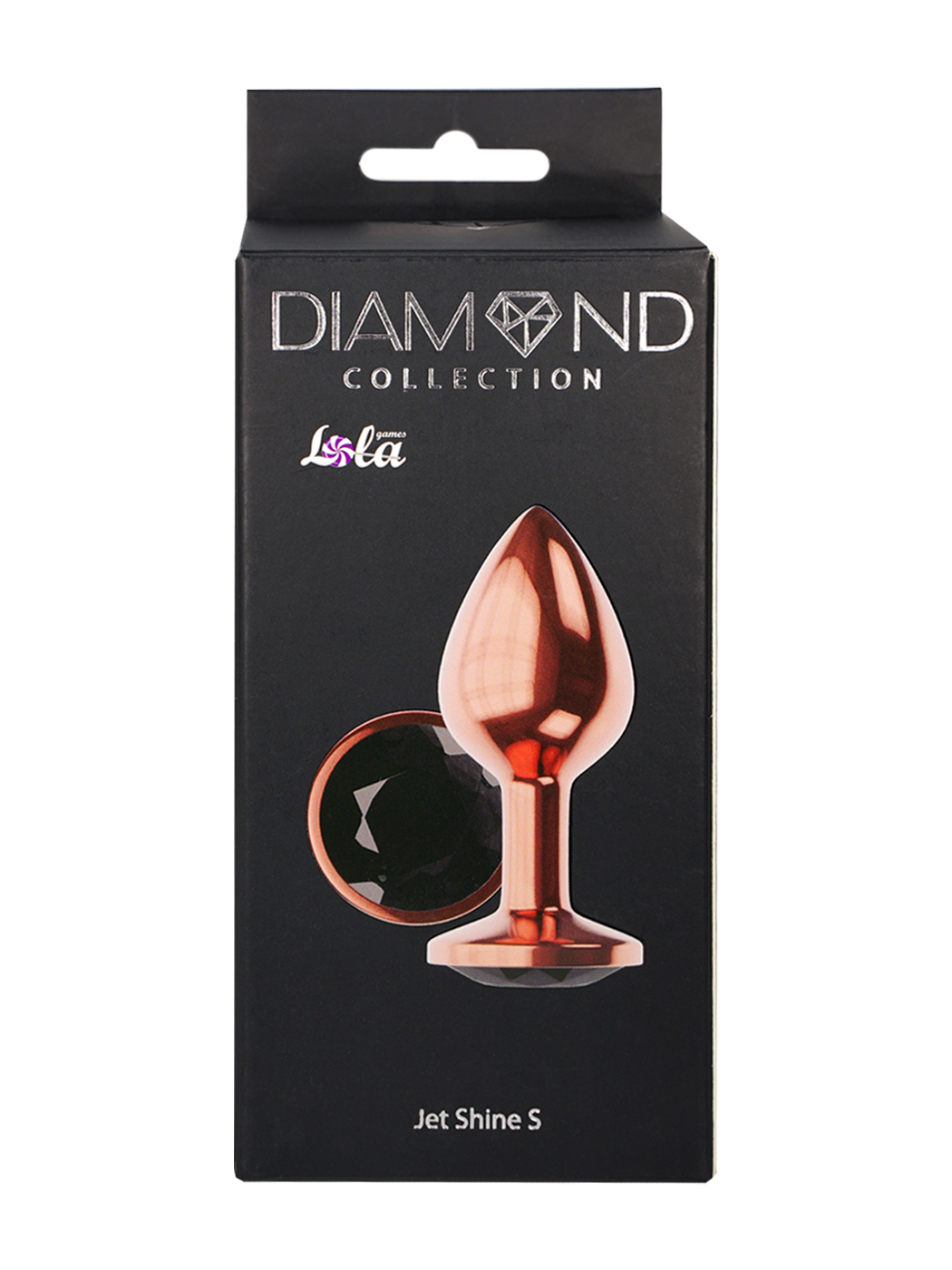 анальная пробка diamond jet shine s розовое золото 4022-01lola в Москве