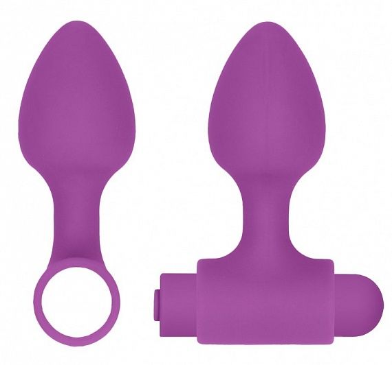 набор анальных стимуляторов shots media usb-rechargeable anal set, фиолетовый в Москве