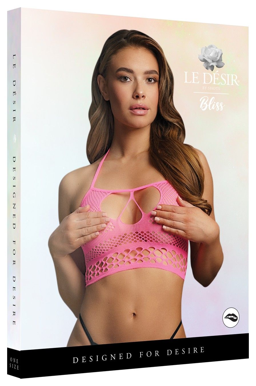 Эротическое укороченный топ с бретелькой через шею в Москве