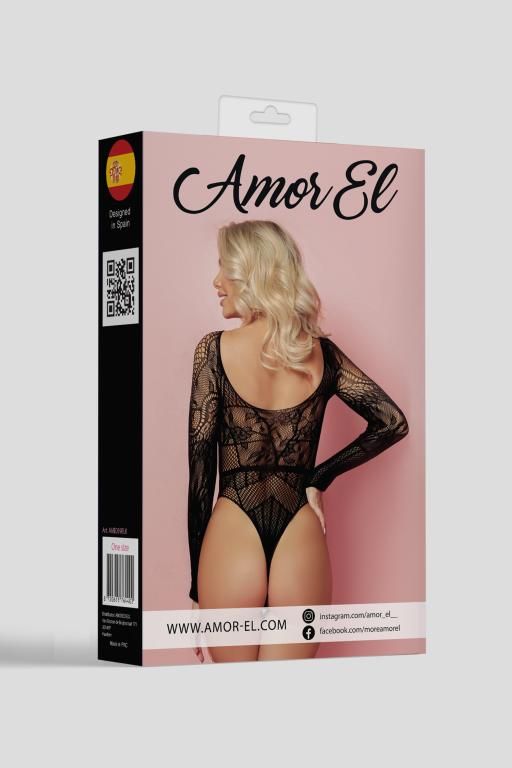 Эротическое боди amor el ажурный (s/l) в Москве