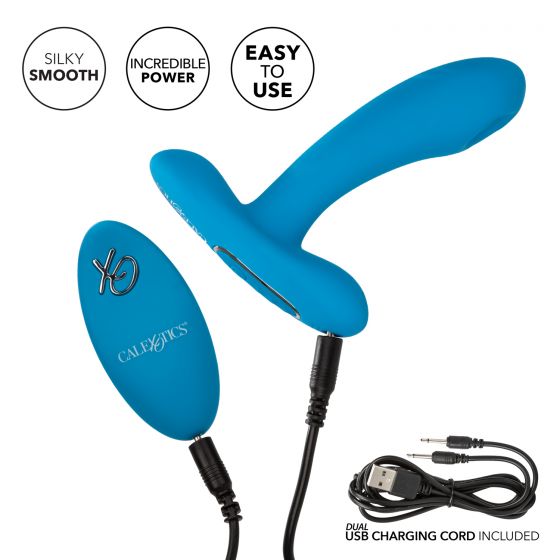 массажер простаты с управлением при помощи пульта silicone remote pulsing pleaser в Москве