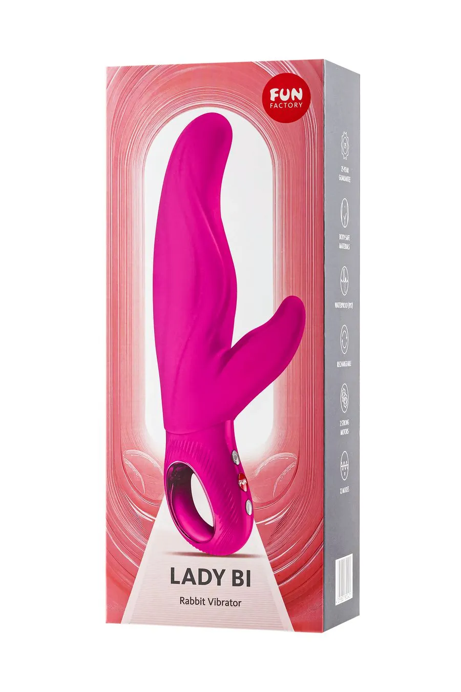 вибратор кролик fun factory lady bi, силикон, пурпурный, 22 см в Москве