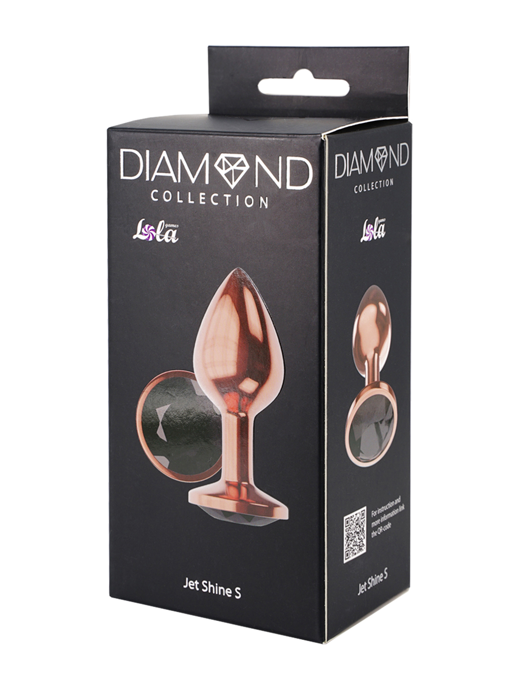 анальная пробка diamond jet shine s розовое золото 4022-01lola в Москве