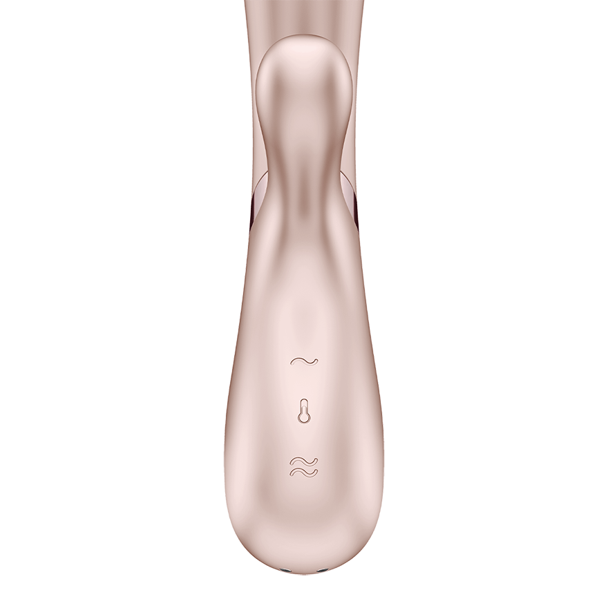 вибромассажер с подогревом и приложением satisfyer hot lover, бежевый в Москве