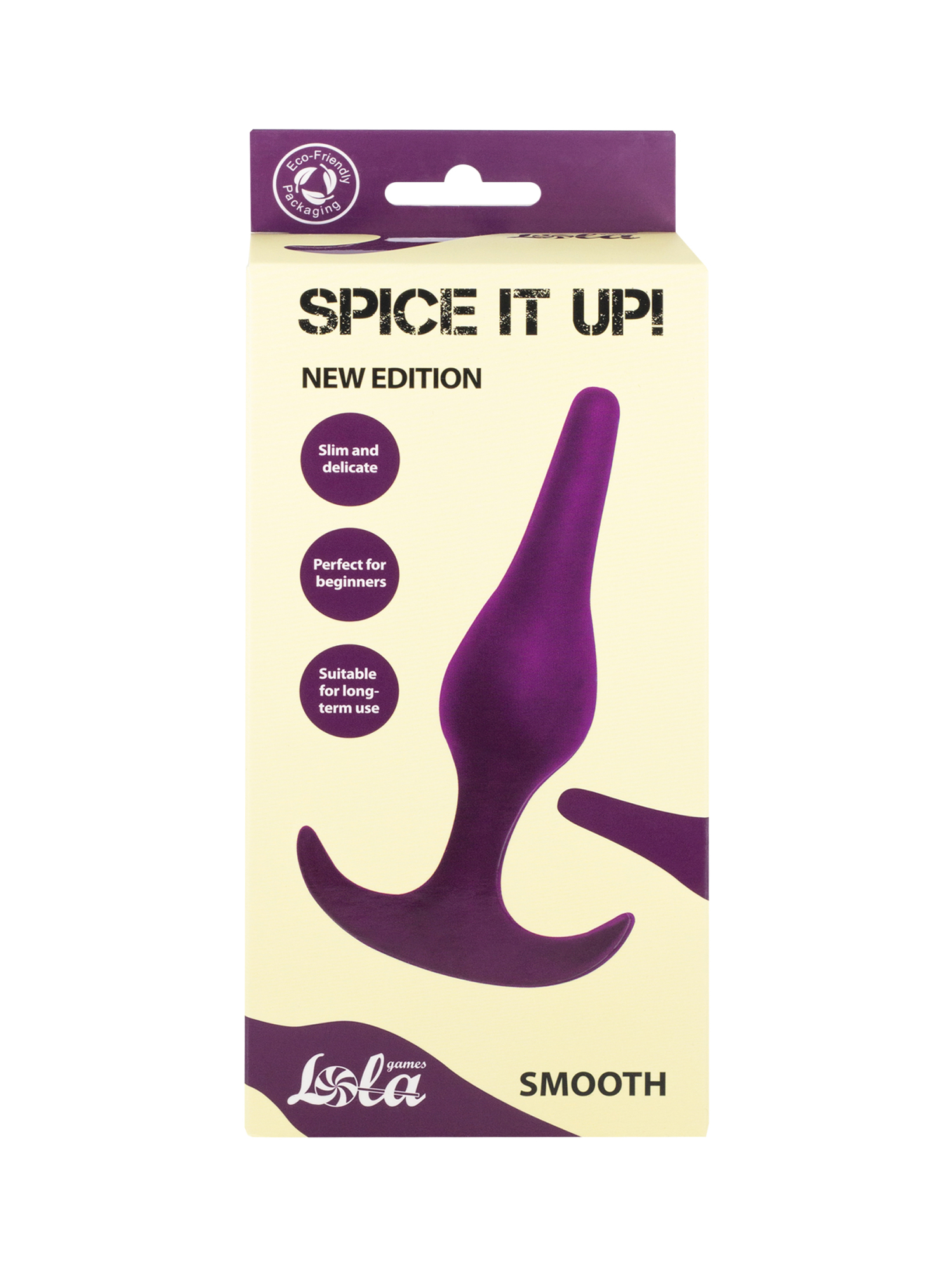 Анальная Пробка Spice It Up Smooth Ultraviole 8008-04lola