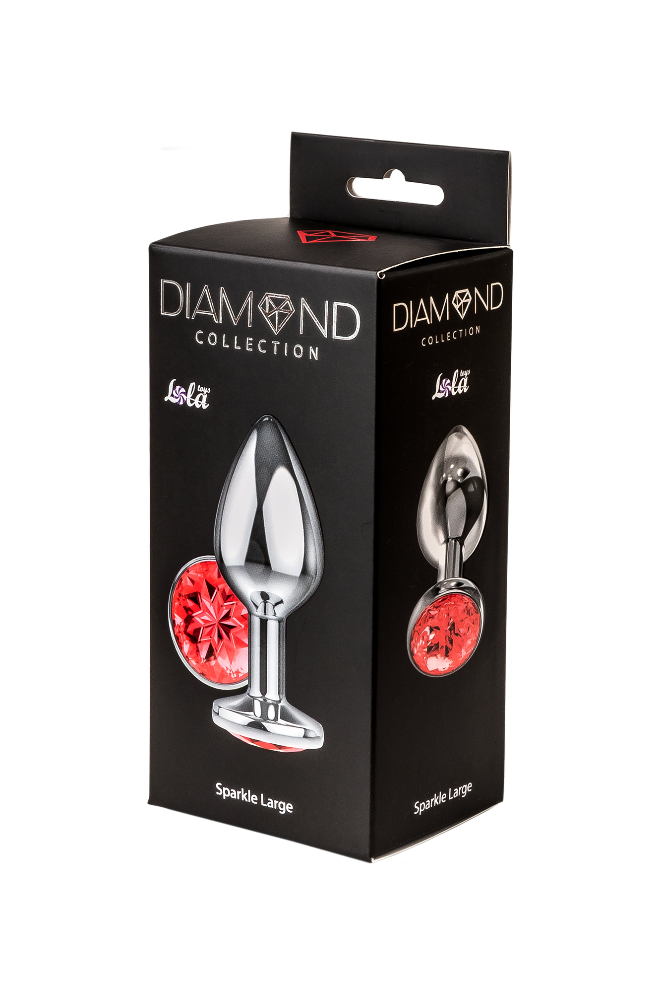 анальная пробка diamond red sparkle large 4010-06lola в Москве