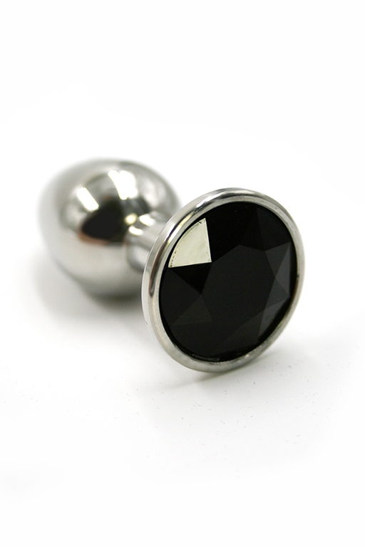 Анальная пробка "Medium" из аллюминия black