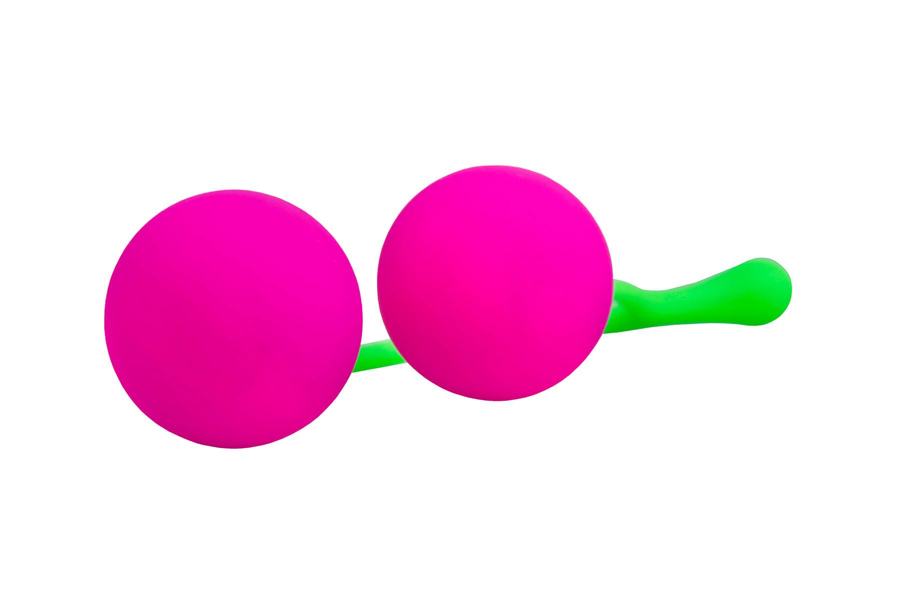 вагинальные шарики pinkrabbit вишенки intimate kiss, розовые в Москве