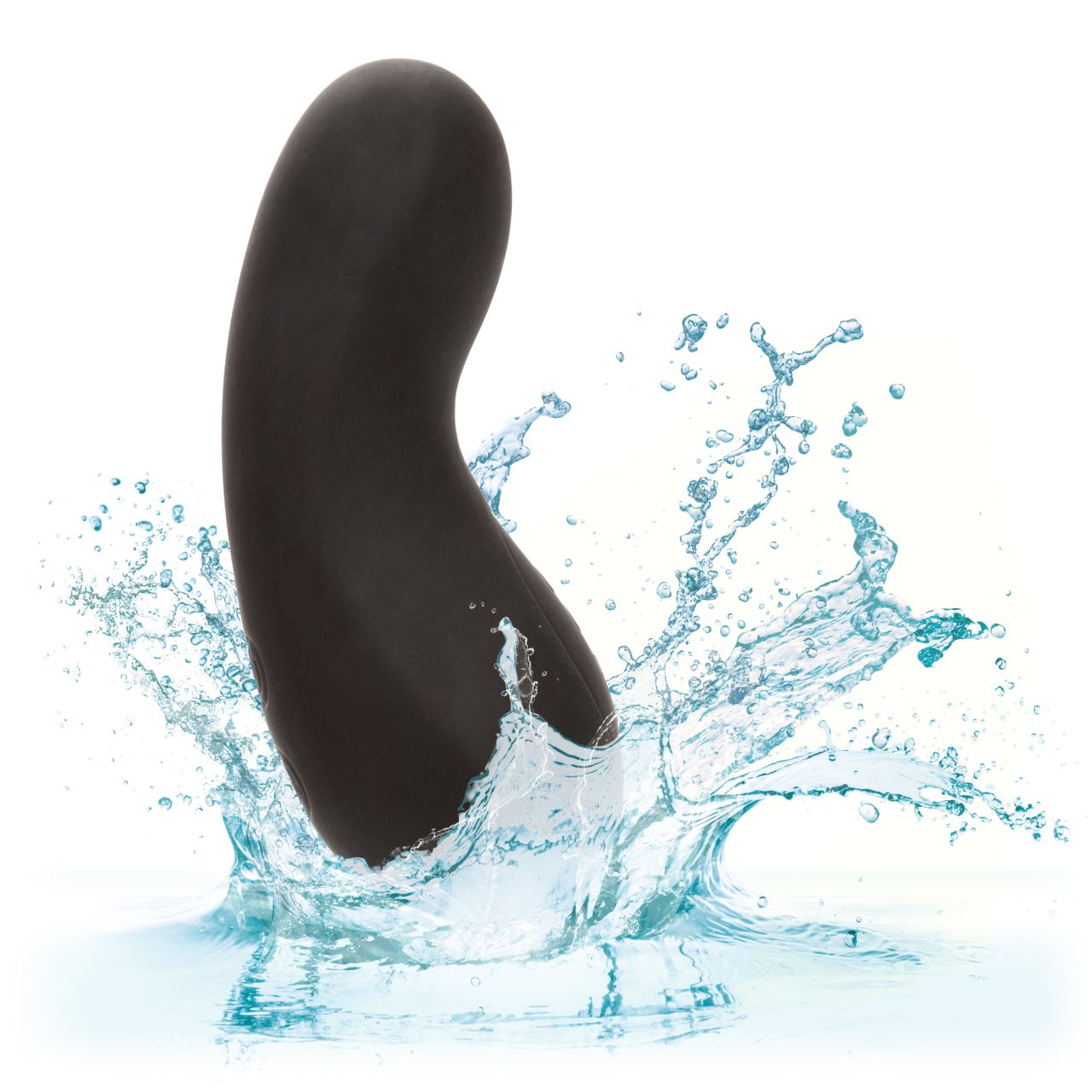 компактный вибромассажер с управлением при помощи пульта silicone remote rechargeable curve в Москве