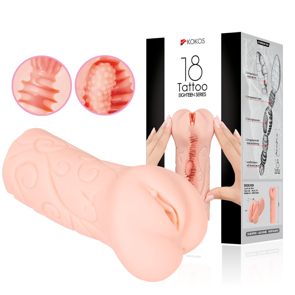 мастурбатор tattoo eighteen series телесный kokos m03-001-06 в Москве