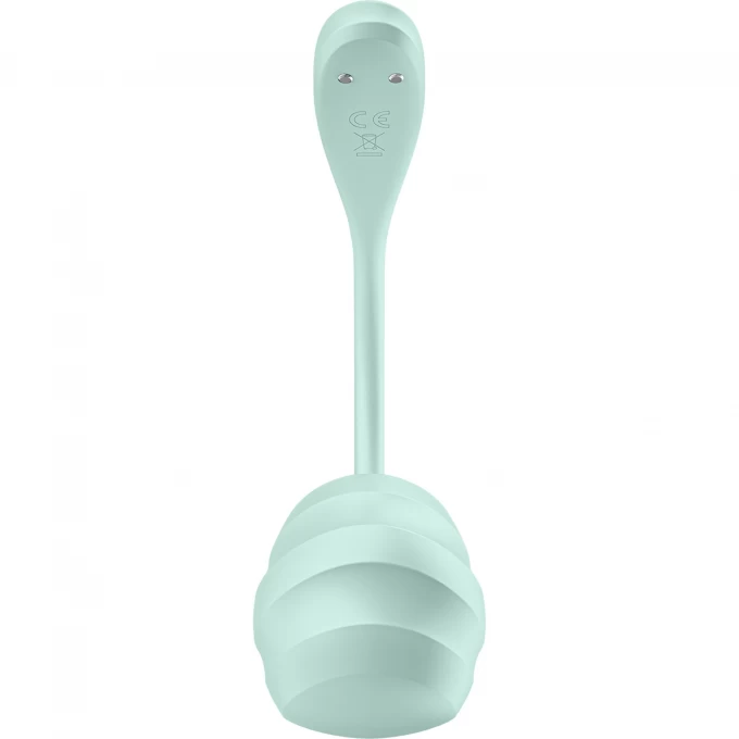 виброяйцо satisfyer smooth petal connect app, мятное, 6,5 см в Москве