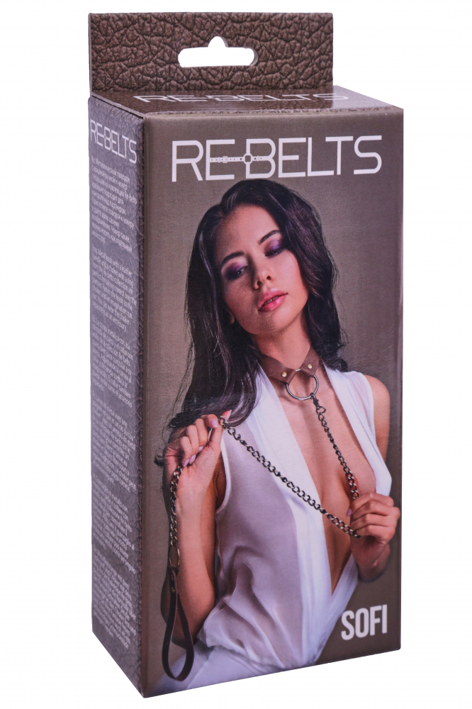 поводок и чокер с кольцом sofi brown 7747-02rebelts в Москве