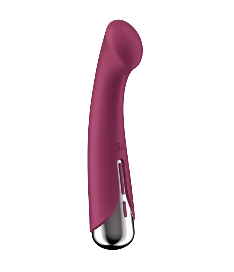 вибратор для точки g  с ротацией satisfyer spinning g-spot 1, силикон, бордовый, 16,8 см в Москве