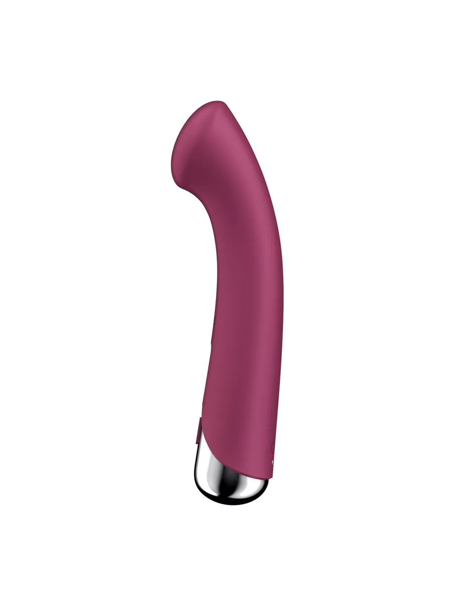 вибратор для точки g  с ротацией satisfyer spinning g-spot 1, силикон, бордовый, 16,8 см в Москве