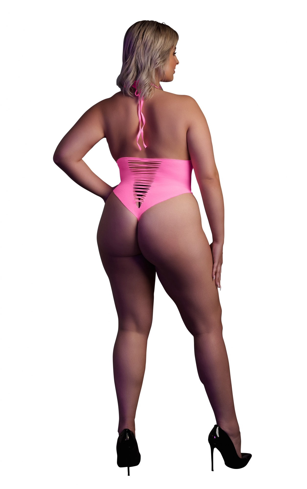 Эротическое боди - neon pink - xl/xxxxl в Москве