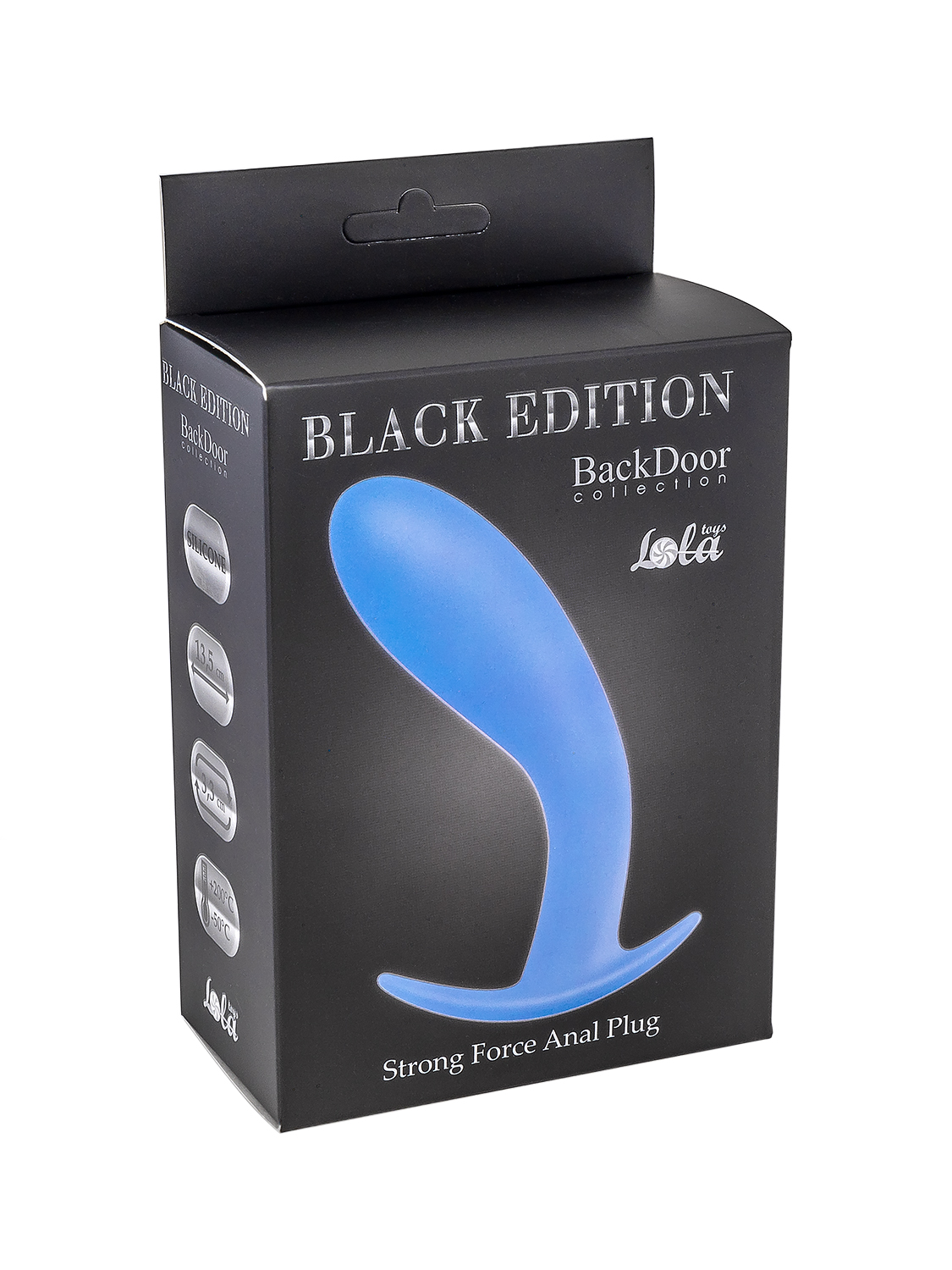 анальная пробка strong force anal plug blue 4215-03lola в Москве