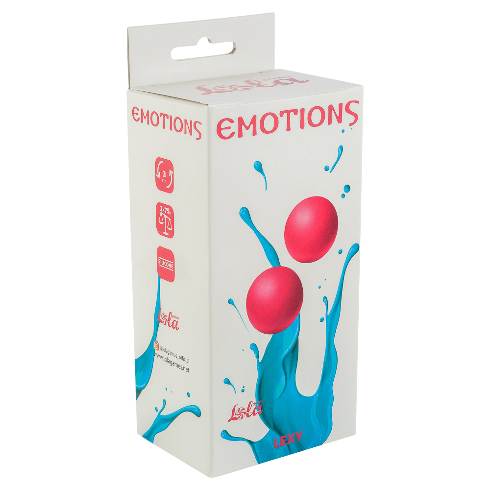 вагинальные шарики без сцепки emotions lexy large pink 4016-02lola в Москве