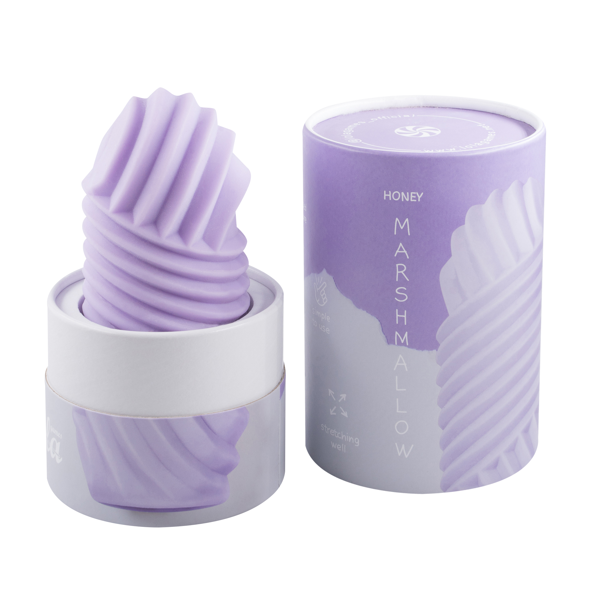 мастурбатор marshmallow maxi honey purple 8072-03lola в Москве