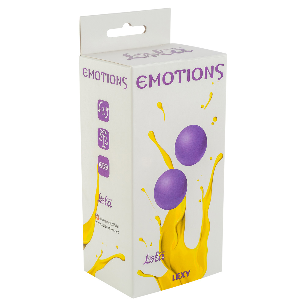 вагинальные шарики без сцепки emotions lexy large purple 4016-01lola в Москве
