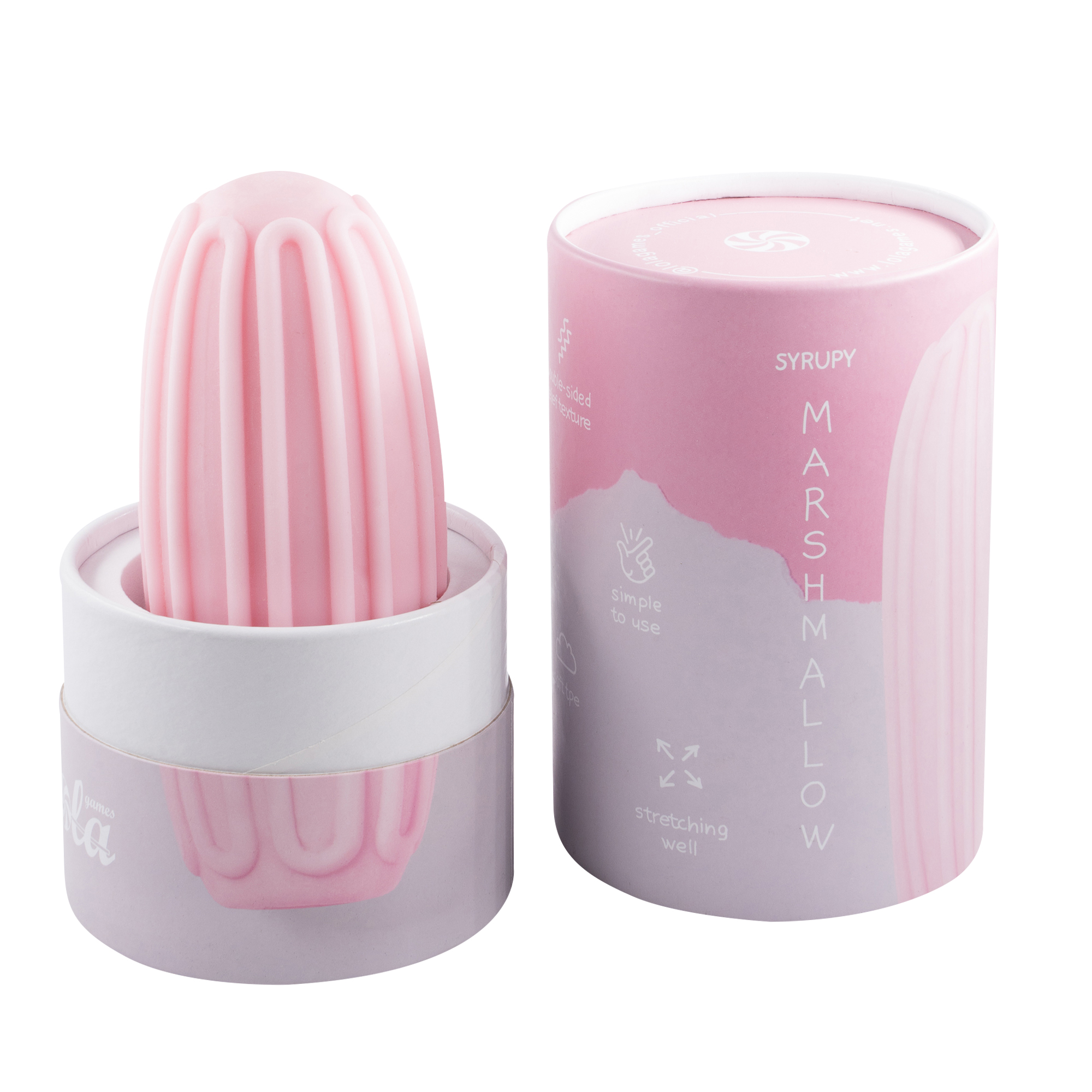 мастурбатор marshmallow maxi syrupy pink 8076-02lola в Москве