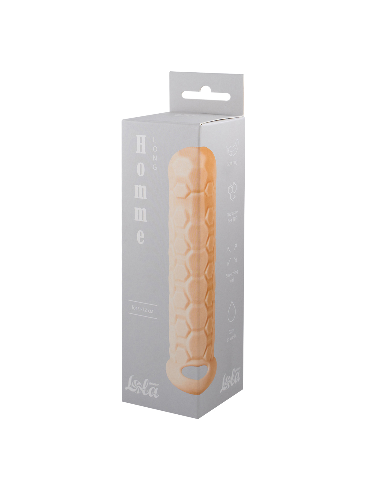 фаллоудлинитель homme long flesh для 9-12 см 7008-03lola в Москве