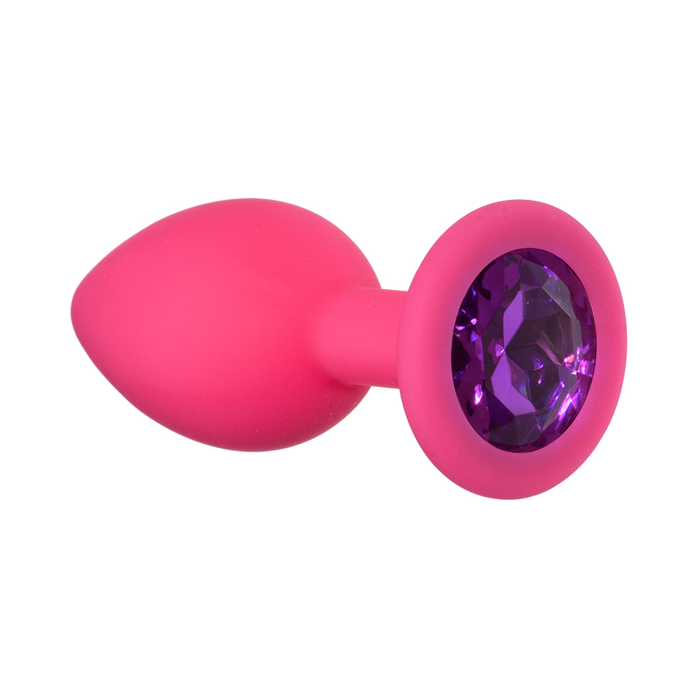 анальная пробка emotions cutie small pink dark purple crystal 4011-01lola в Москве