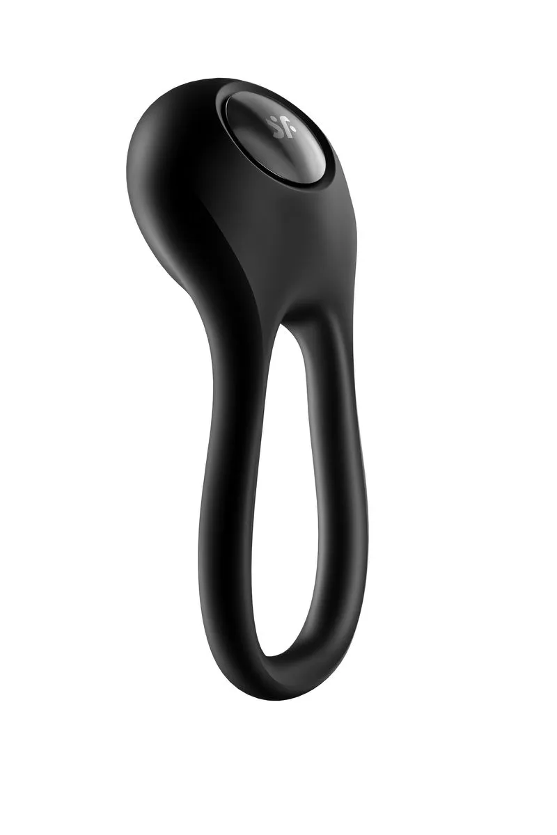 эрекционное кольцо на пенис satisfyer majestic duo, силикон, чёрный в Москве